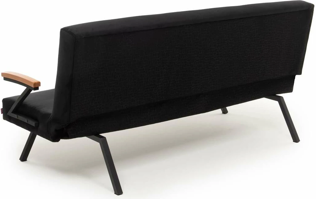 Divan-krevat treshe, Atelier del Sofa, Zven, ngjyrë e zezë