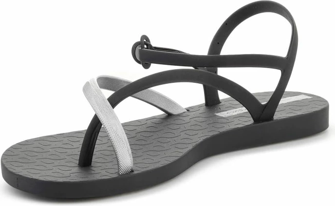 Sandale për femra WD Ipanema Elegant Sand 83782-BN808, zi/argjend [Madhësia: 39]
