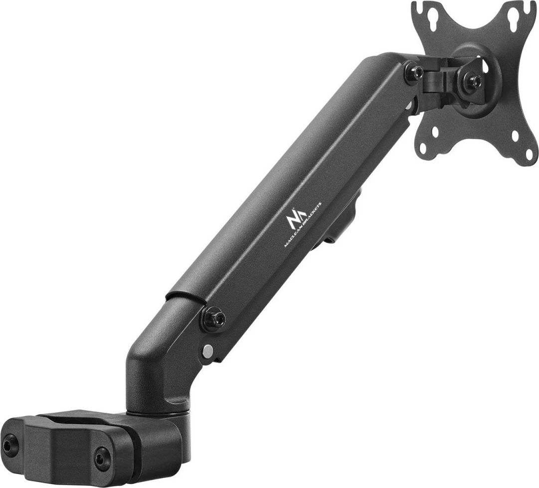 Mbajtës monitori Maclean MC-459 për tub/shtyllë, 17-27 inç, me gaz, i zi