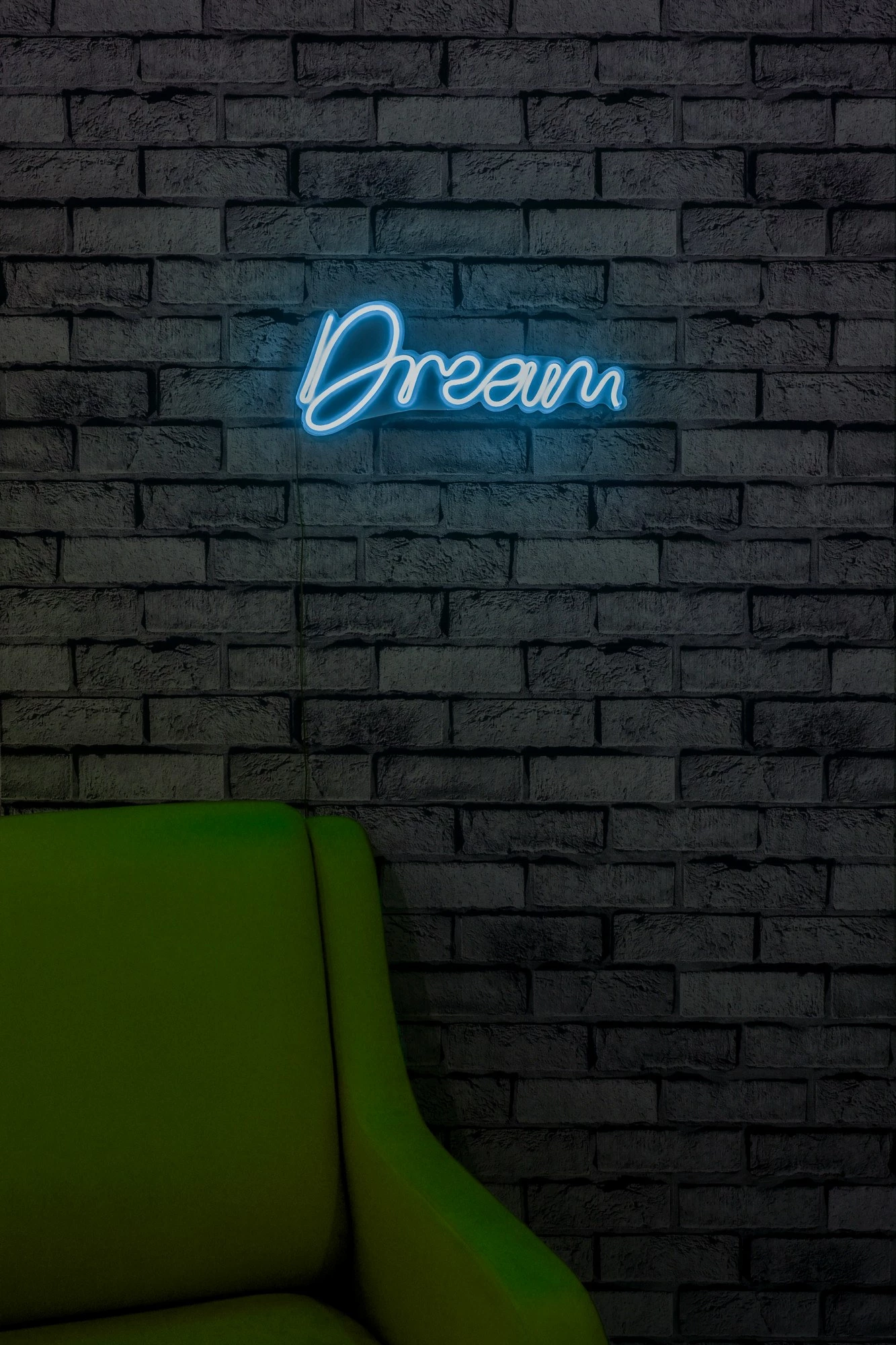 Ndriçim dekorativ LED plastik, 'Dream', ngjyrë kaltër