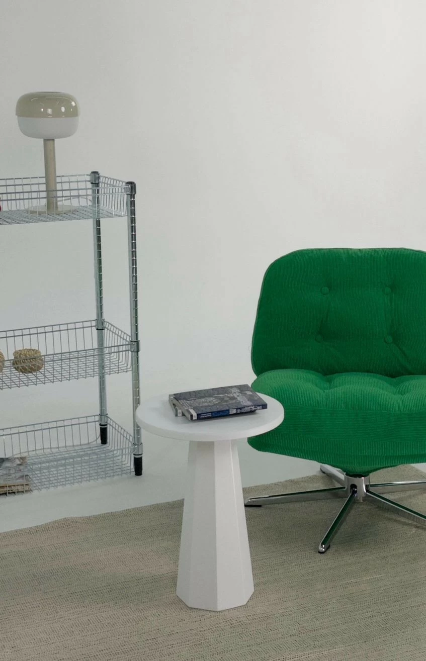 Tavolinë anësore, ngjyrë e bardhë, Skye Decor, Lilyum 47