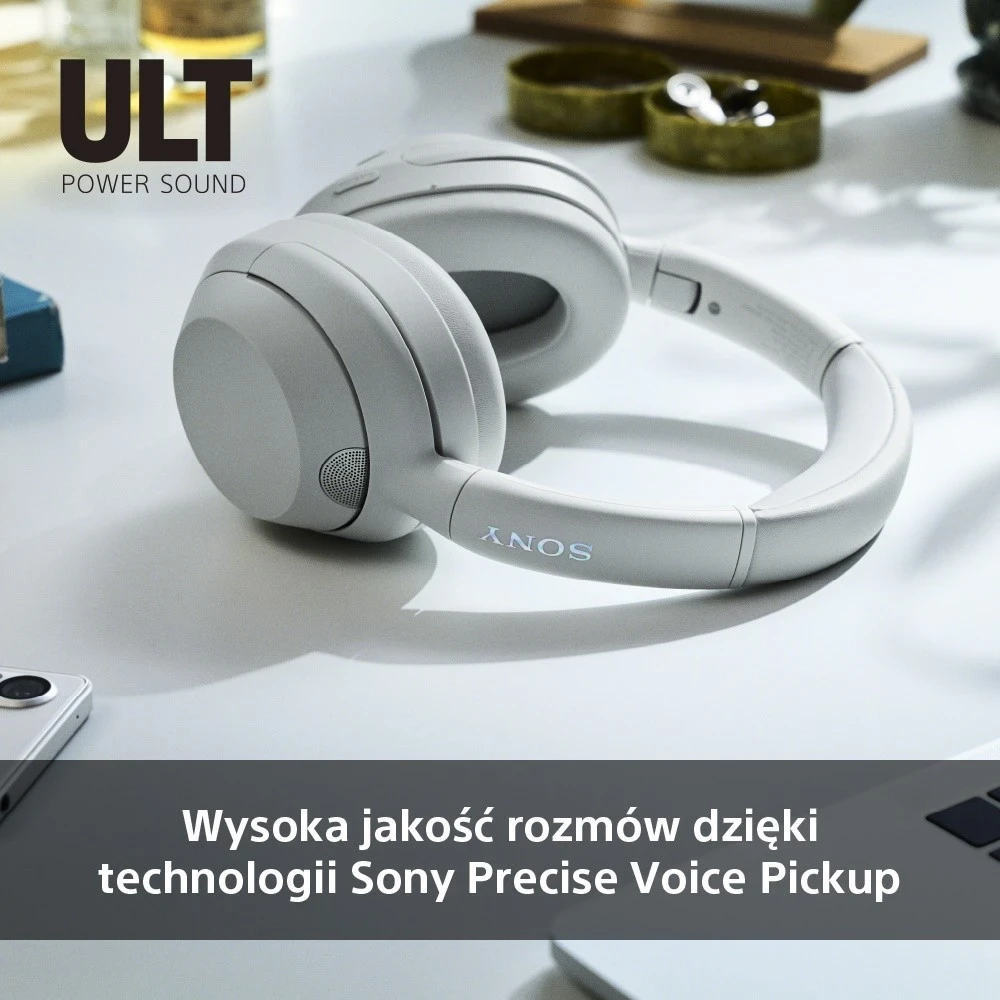 Kufje Sony ULT Wear, me anulim zhurme aktiv, ngjyrë e zezë