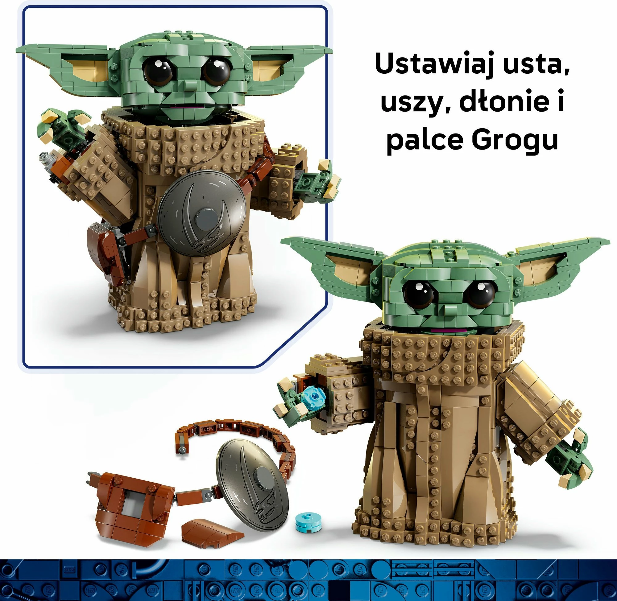 Set LEGO Star Wars Grogu (Mandalorian Apprentice) 75446, 1200 copë