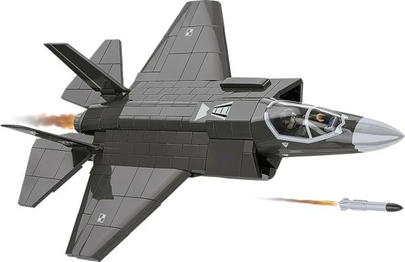 Set ndërtimi Cobi F-35A Lightning II HUSARZ, 605 pjesë, gri