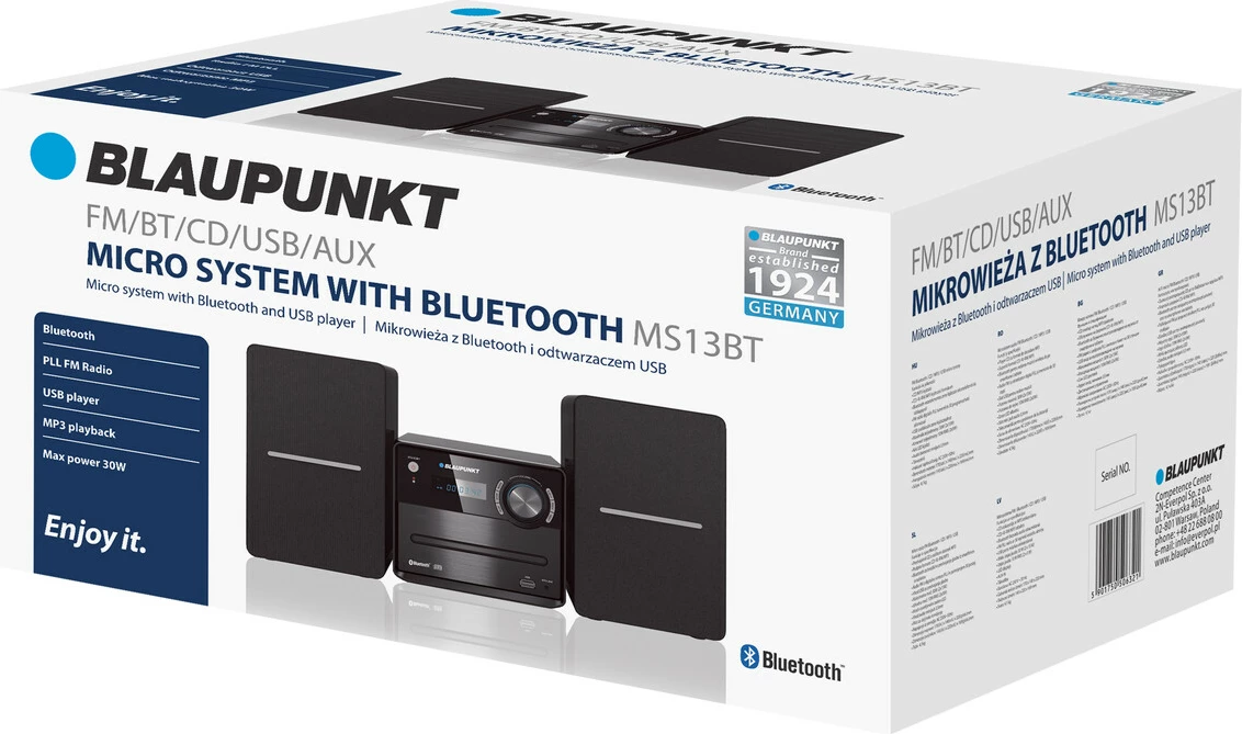 Radio me CD, USB dhe Bluetooth BLAUPUNKT MS13BT