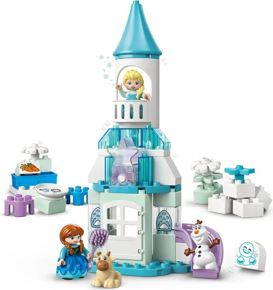 Set lodrash LEGO DUPLO 10455 Anna dhe Elsa Frozen Castle Party, 54 pjesë