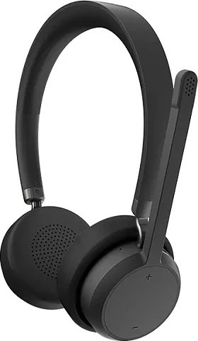 Kufje wireless Lenovo 4XD1Q30302, Bluetooth 5.3, mikrofon me reduktim zhurme, 60h, të zeza