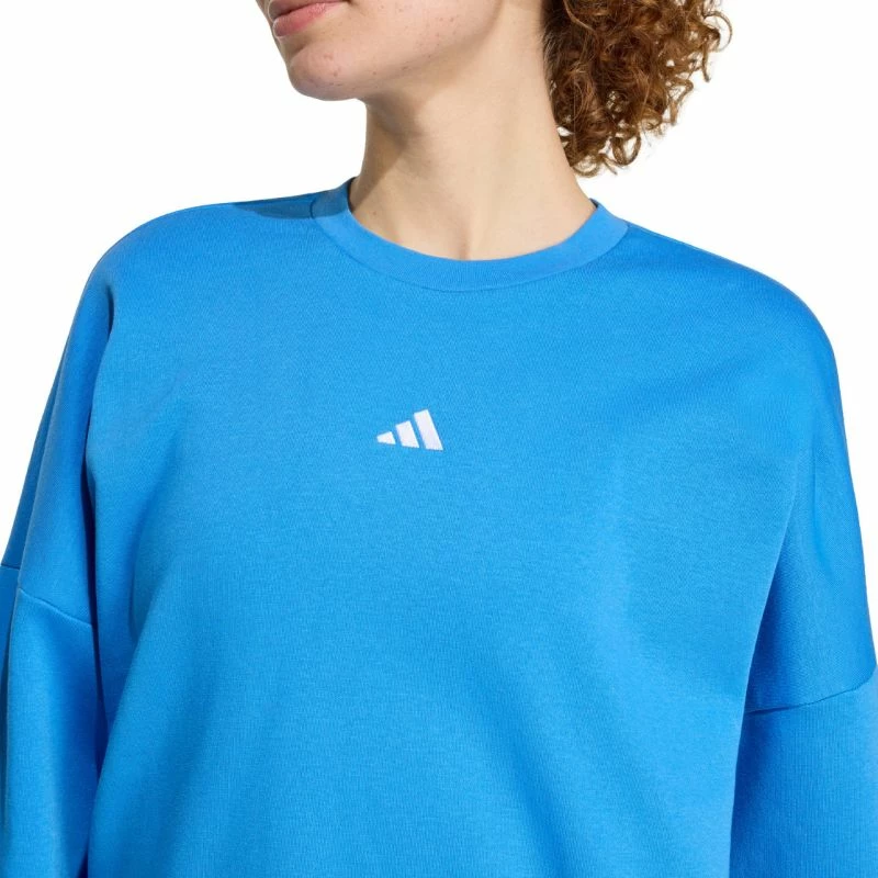 Duks femra adidas Essentials Small Logo Feelcozy KC5280, i kaltër [Madhësia: XXL]