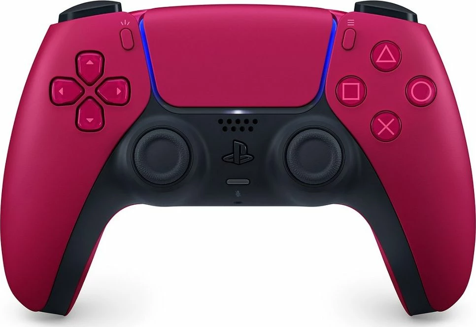 Kontroller Sony DualSense PS5/PC wireless, haptic feedback, adaptive triggers, mikrofon i integrum, 3.5mm, Cosmic Red