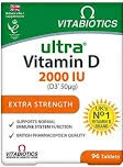 Ultra Vitamin D 2000 IU – Suplement me Dozë të Lartë për Imunitet dhe Kocka të Forta