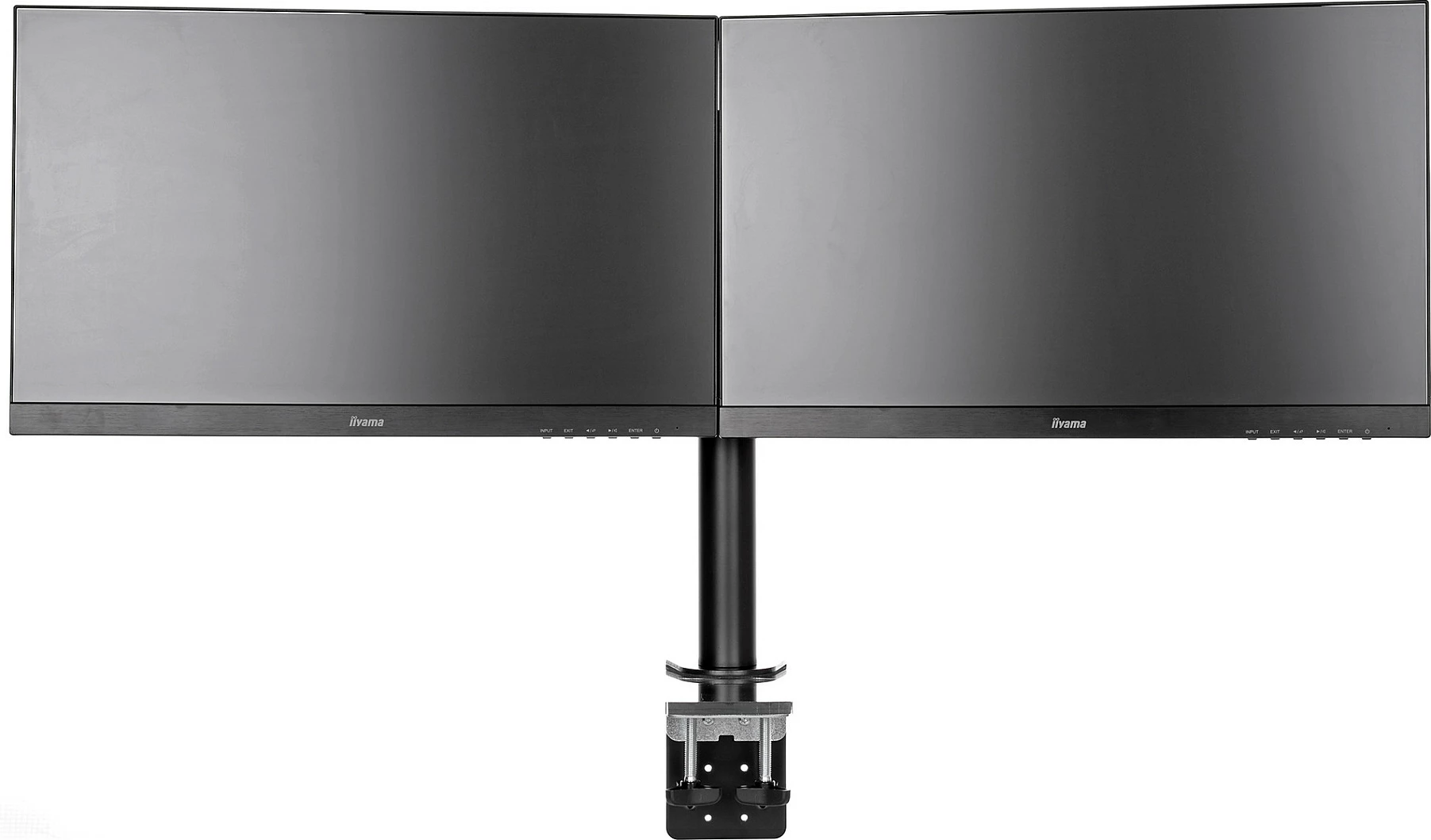 Mbajtës dual monitori iiyama DS1002C-B1, VESA 75x75/100x100, i zi