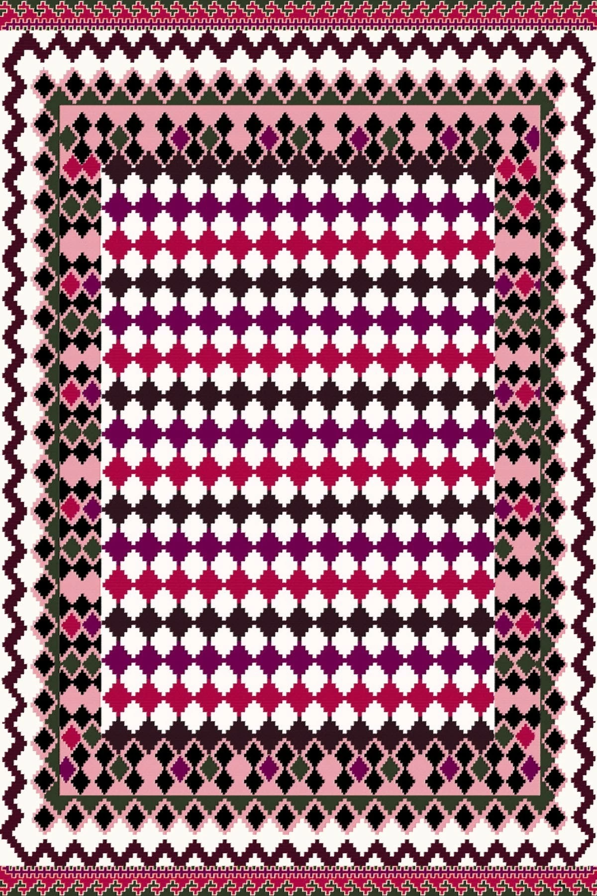 Qilim korridori, shumëngjyrësh, Conceptum Hypnose, HMNT496, 80x150cm