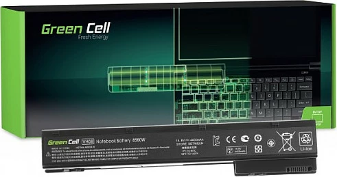 Bateri laptopi Green Cell për HP EliteBook 8560w/8570w/8760w/8770w, 4400mAh 14.4V, e zezë