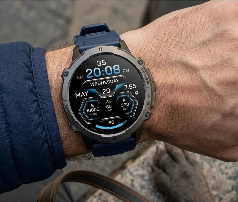 Smartwatch Gravity GT42-2, rrip i zi + byzylyk