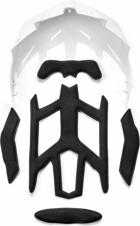 Helmetë për bicikletë Meteor, unisex, e bardhë