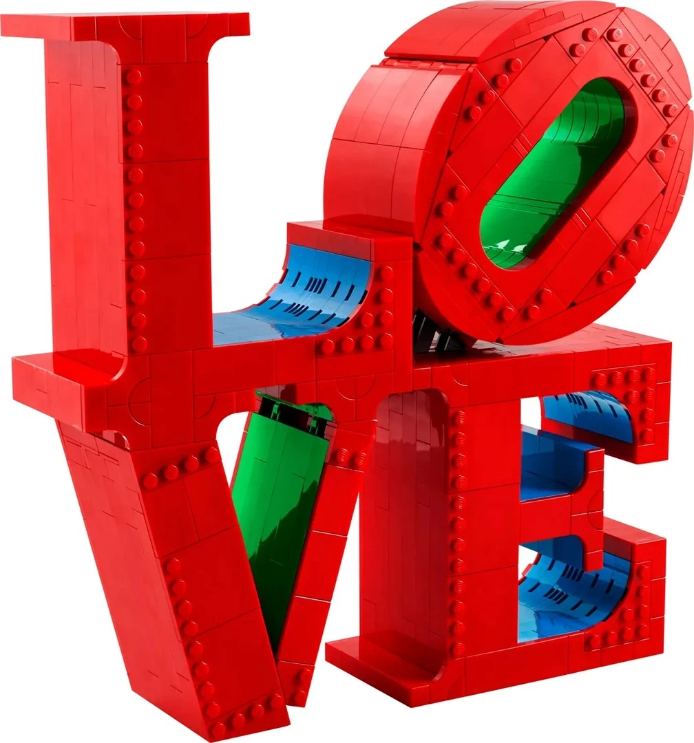 Set LEGO ART 31214 LOVE, për të rritur, i kuq