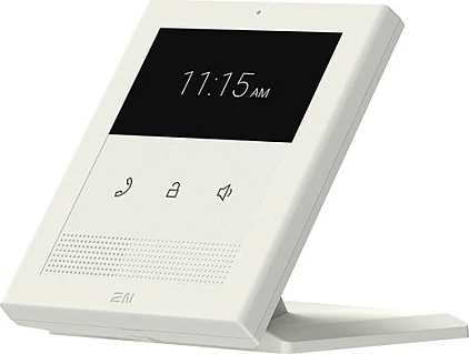 Stacion i brendshëm video interkom IP 2N Clip, LCD 4.3", Touch, PoE, i bardhë