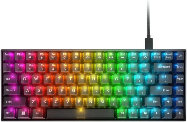 Tastierë mekanike Lenovo Legion K510 Mini Pro Gaming, RGB LED, me kabllo, QWERTY