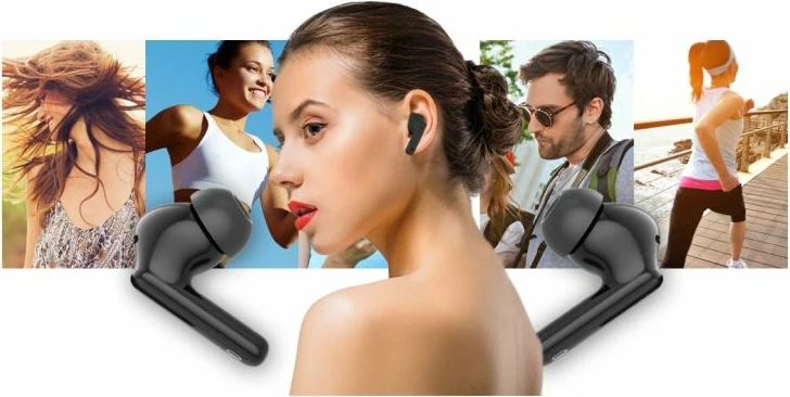 Kufje wireless Giewont, të zeza