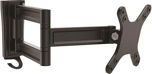 Mbajtëse muri për monitor StarTech Dual Swivel, VESA 75x75/100x100, 13-27", 15kg, e zezë