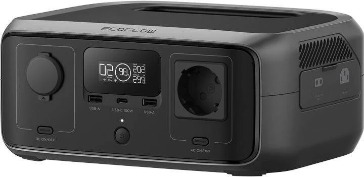 Stacion portativ energjie EcoFlow RIVER 3 UPS, 245 Wh, 600 W, i zi