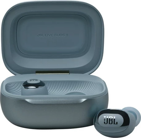 Kufje JBL Live Buds 3, wireless in-ear, ANC, Smart Charging Case me ekran, 40 orë bateri, Blu