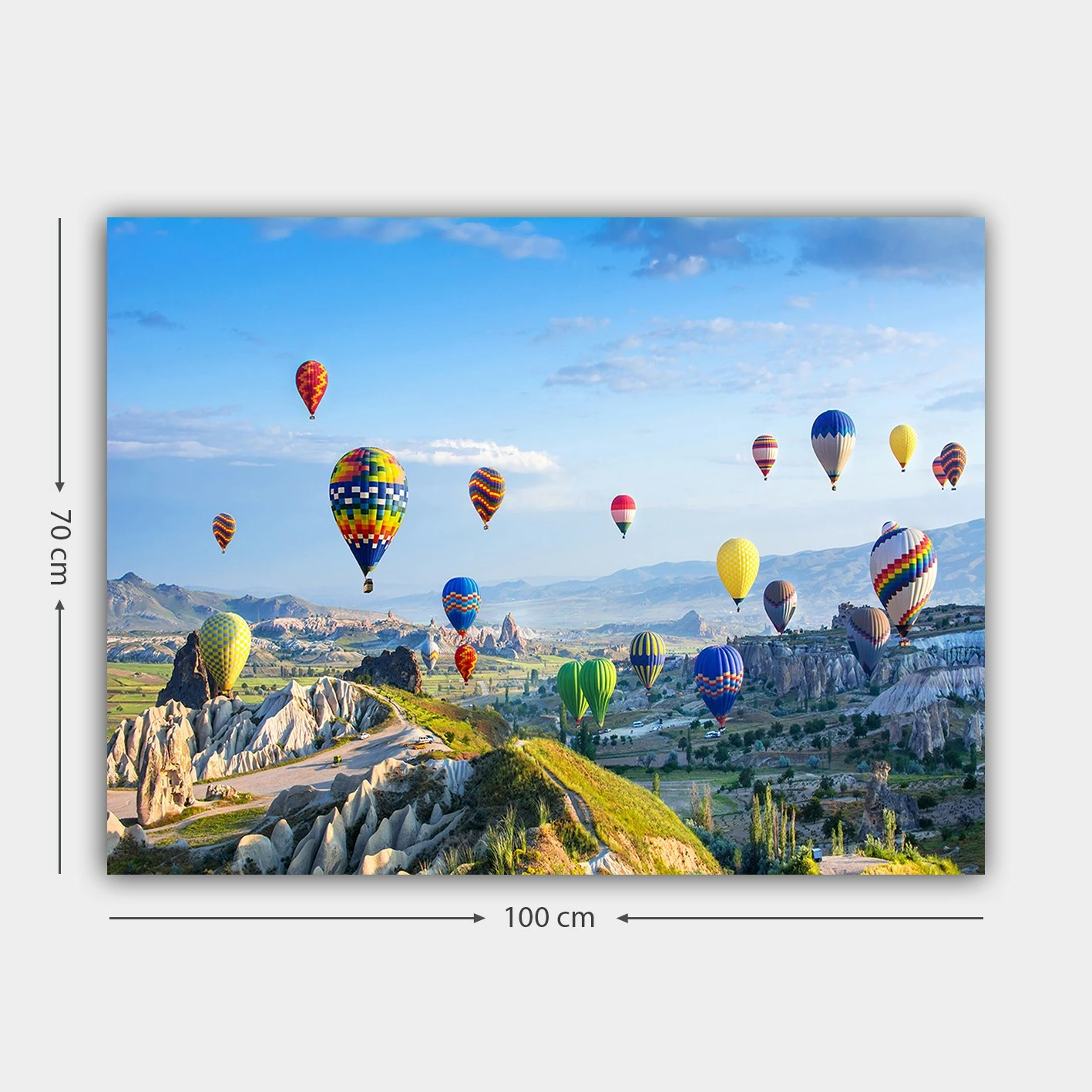 Pikturë dekorative në kanavacë, shumëngjyrëshe, Wallity, 70x100cm, 563054797_70100