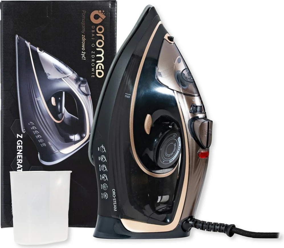 Hekur me avull Oromed ORO-STEAM, 3200W, e zezë