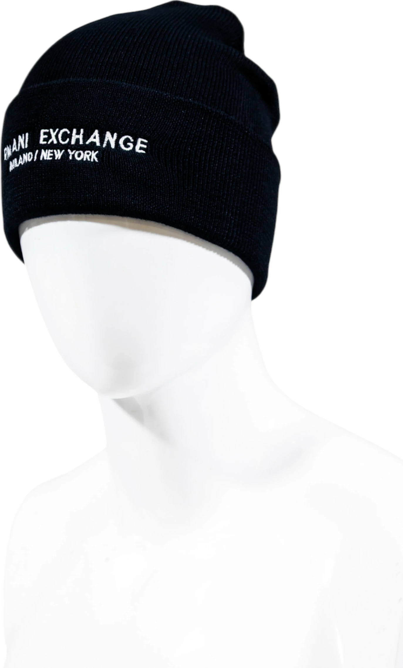 Kapelë beanie për meshkuj Armani Exchange XM001637 AF16950, blu e errët