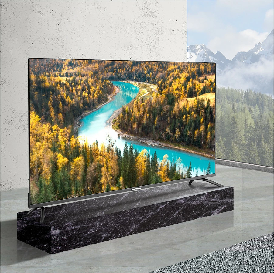 Televizor QLED CHiQ U50QM8V 50 inç 4K Ultra HD Smart TV gri/argjend