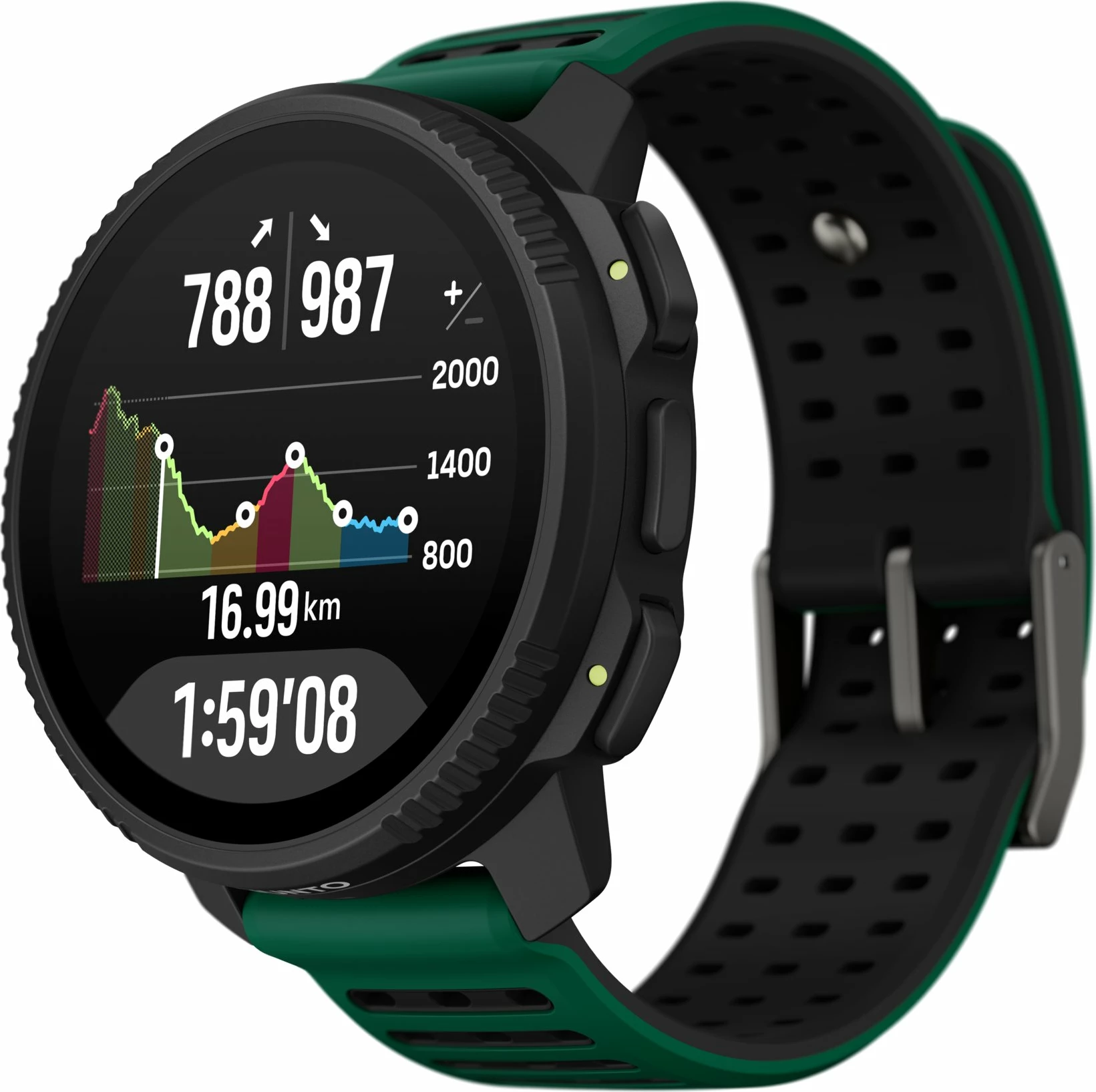 Smartwatch Suunto Vertical 2 SS051207000 AMOLED 1.5\" GPS, Pine Green