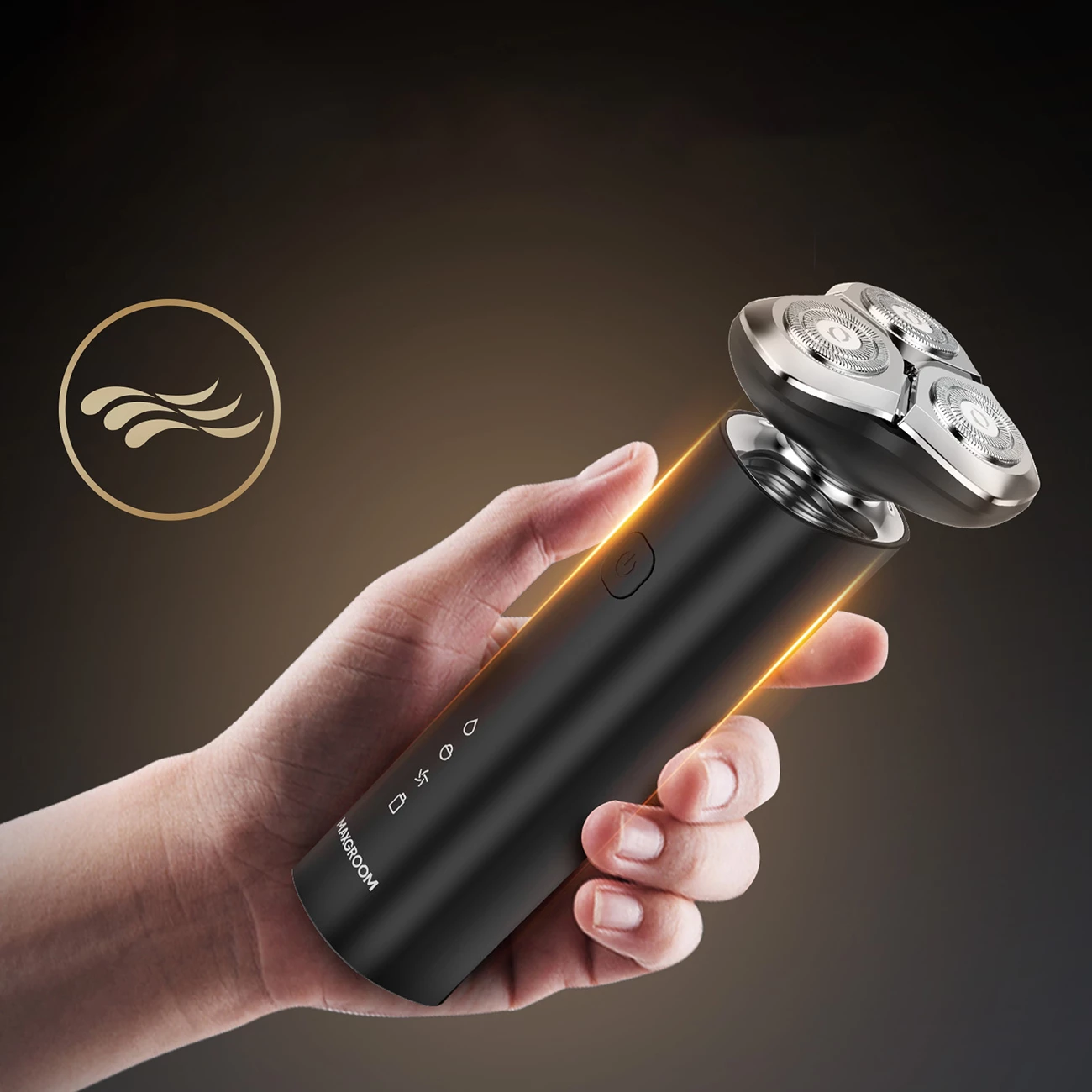 Makinë rroje MAXGROOM M-8012 3-në-1, 600 mAh, IPX7, USB-C, set me aksesorë, e zezë