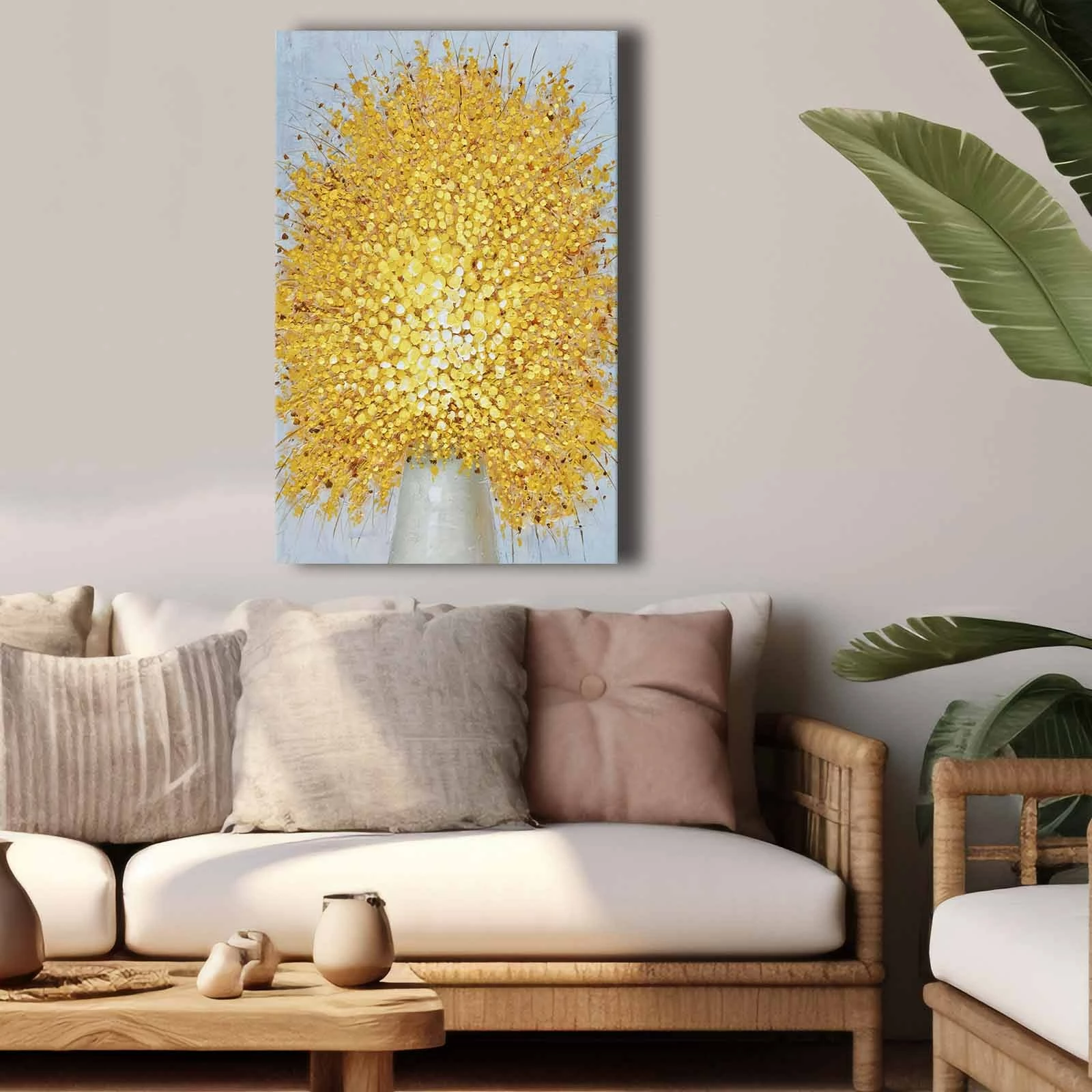 Pikturë dekorative në kanavacë, shumëngjyrëshe, 45x70cm, Wallity 4570softc-018