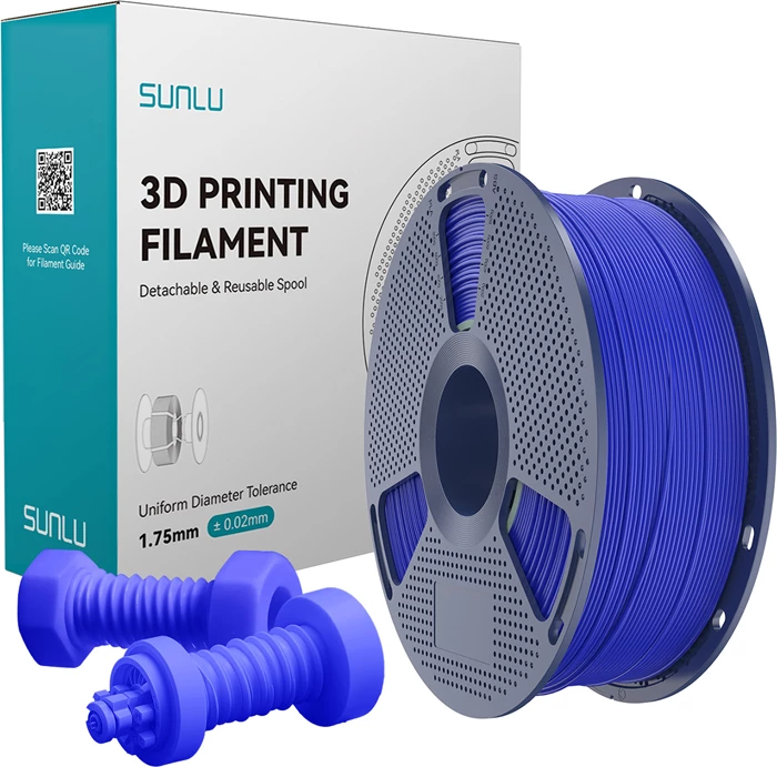 Filament ABS për 3D printer Sunlu ABS H-S KB 1.75mm 1kg deri 350mm/s, blu