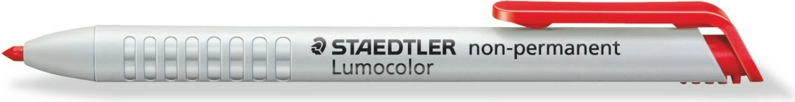 Marker STAEDTLER Lumocolor 768, brush tip, i kuq, i bardhë