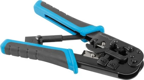 Mjet shtrëngues kabllor Lanberg  NT-0201, i zi/kaltër