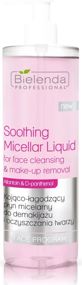 Lëng micellar qetësues për femra Bielenda Professional Soothing Micellar Liquid 500ml