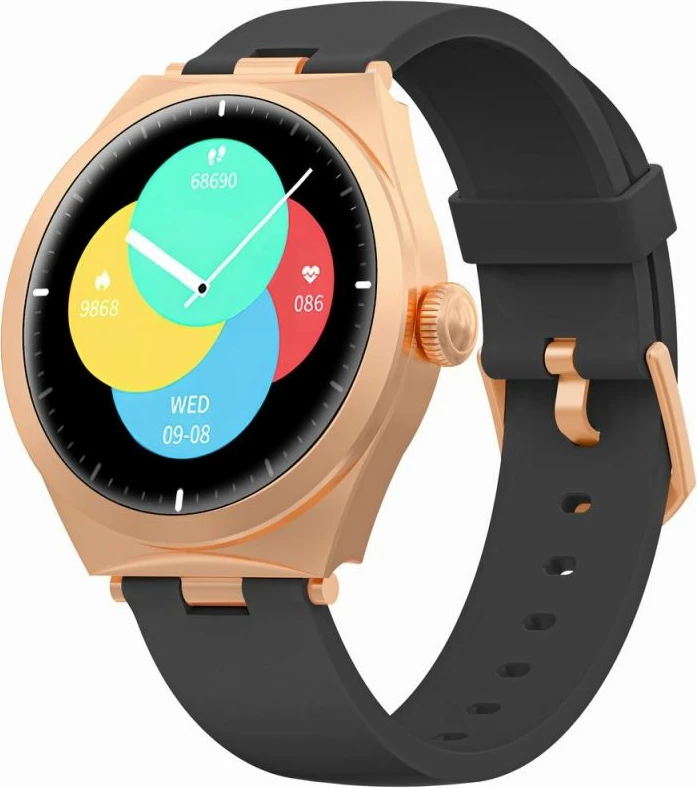Smartwatch Gravity për femra, rozë e zezë