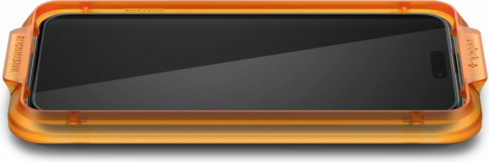 Xham i temperuar Spigen Glass tR AlignMaster për iPhone 15 Pro, 2 copë, Zi