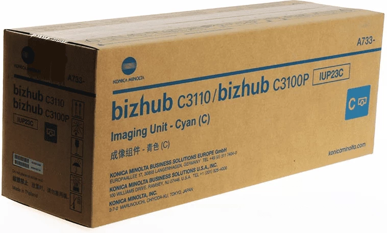Njësi imazhuese, Konica Minolta, IUP23C A7330KH, 25000 faqe, për bizhub C3110/C3100P, cyan