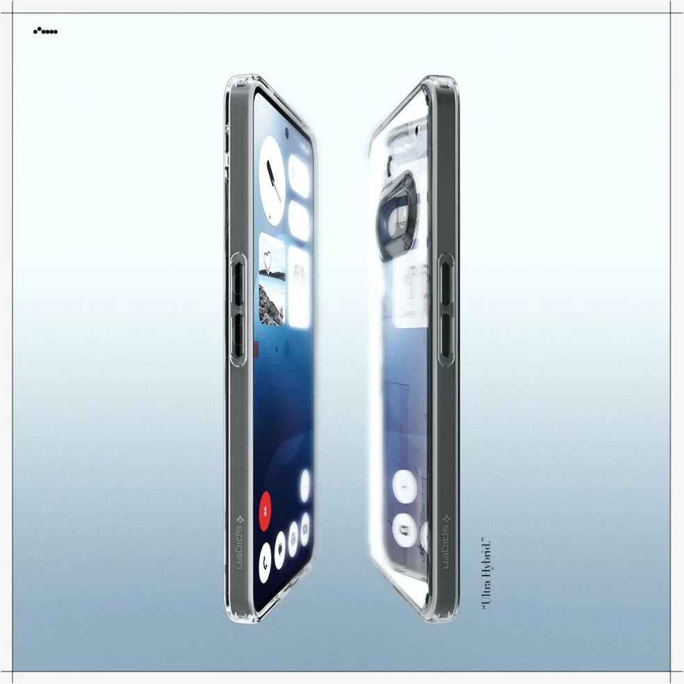 Mbështjellës Spigen Ultra Hybrid për Nothing Phone 3A, Transparent