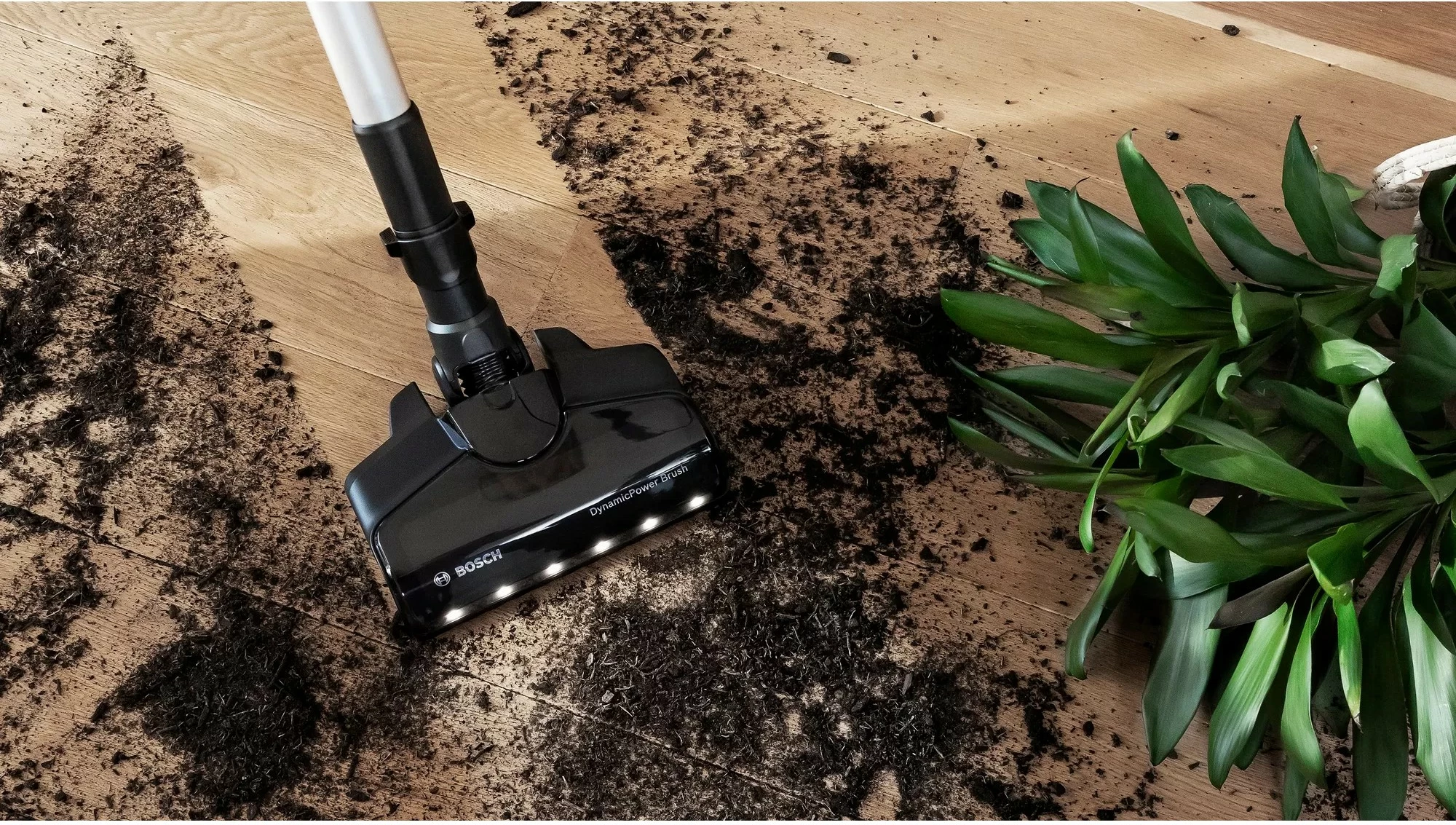 Fshesë stick 2-në-1 Bosch BBS711W, pa qese, 0.3L, e bardhë