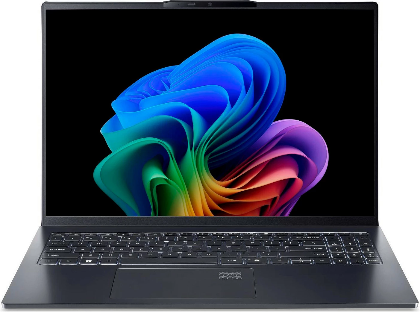 Laptop Acer Swift Go 16 AI OLED SFG16-61-R6QV, 16" OLED 2048x1280, 32GB LPDDR5x, Copilot+ PC, Gri Titanium