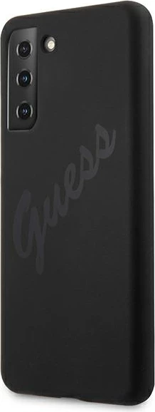 Mbështjellës Guess GUHCS21MLSVSBK për Samsung Galaxy S21+, silikon, i zi