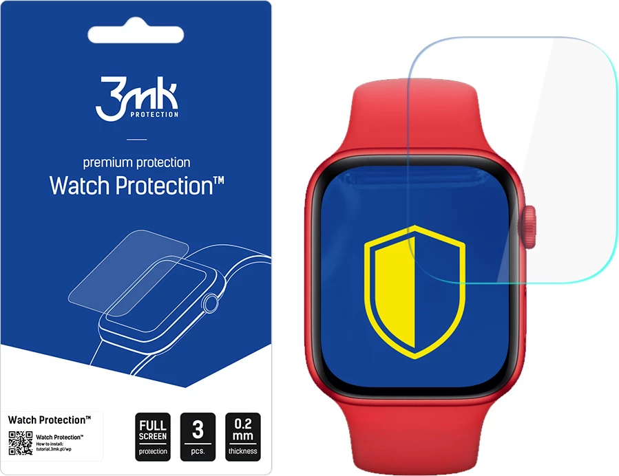Mbrojtës ekrani për Apple Watch SE 44mm, 3mk Protection Watch Protection ARC+, 3 copë