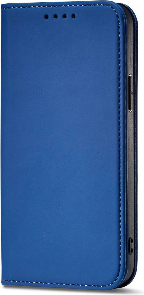 Mbështjellës magnetik për Samsung Galaxy S23 Hurtel Magnet Card Case, me portofol dhe stand, Blu