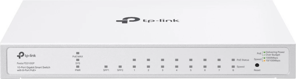 Switch TP-LINK FESTA FS310GP, e bardhë