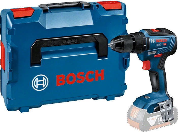 Pistol drill Bosch GSR 18V-55 Professional, 18V, pa çelës, brushless, zi/blu