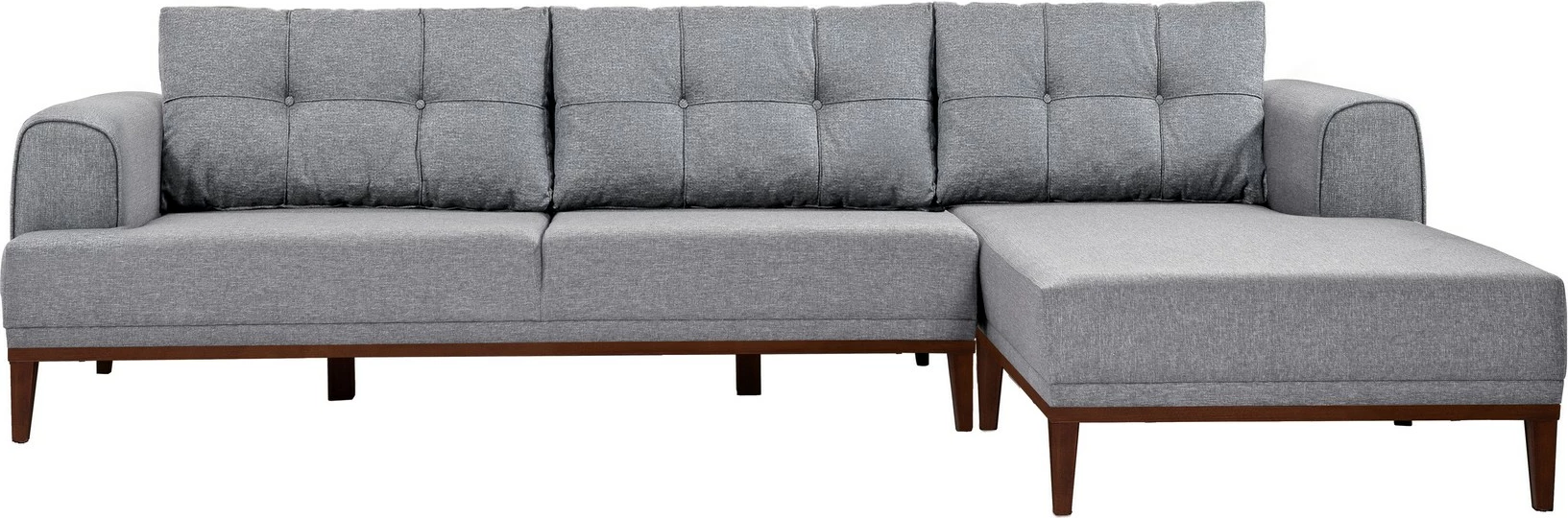 Këndare Atelier del Sofa, Vina Corner, ngjyrë gri dhe arre