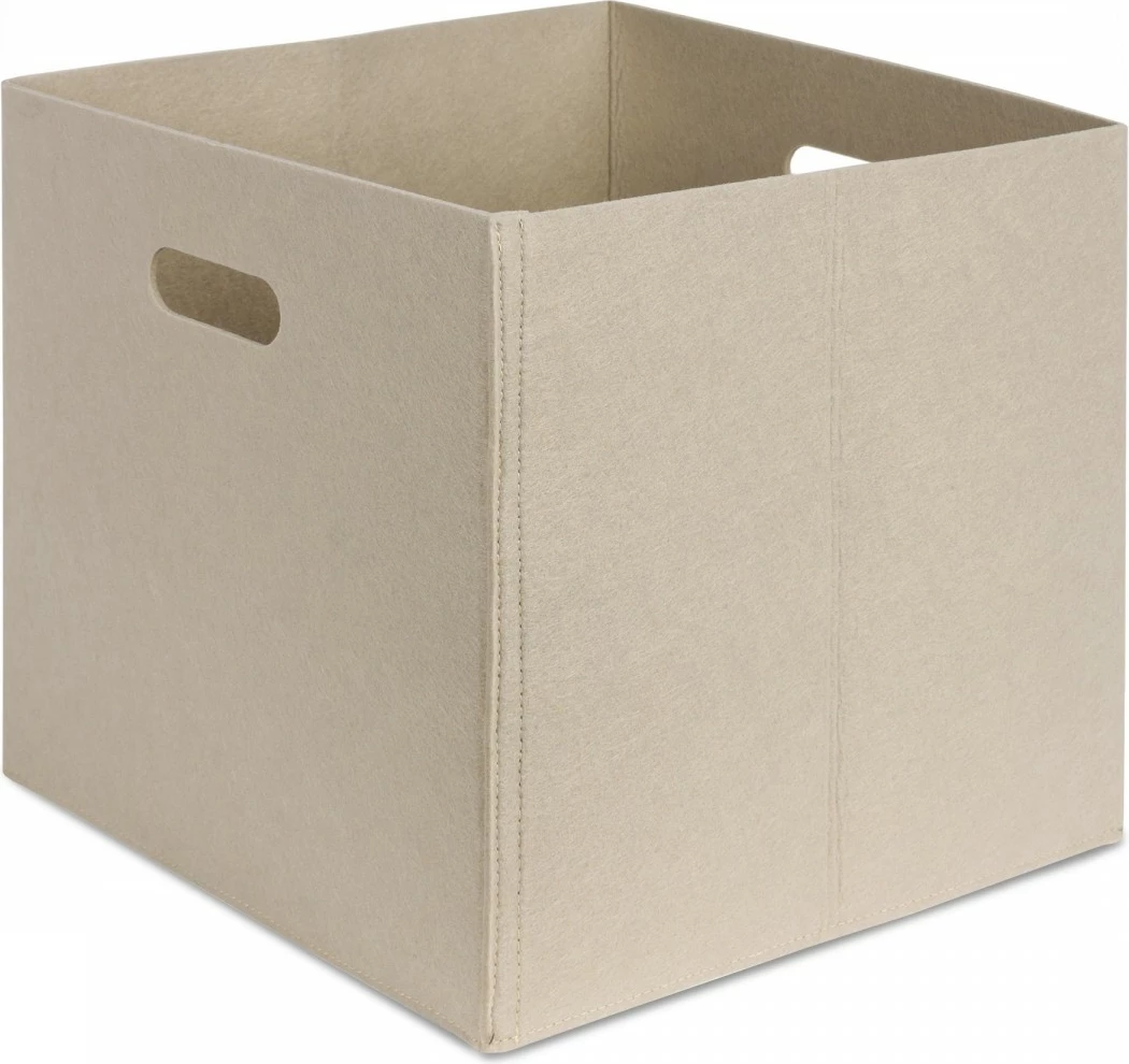 Shportë organizuese prej ndjese, ngjyrë krem, Aberto Design, HMY-6365, 30x30x30cm